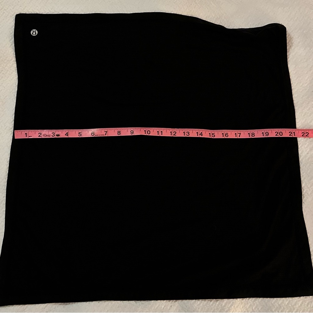 LULULEMON Black Canvas Bandanna Multipurpose Unisex One Size Worn Once